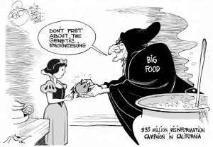 Poisoned Apple, 2012, an OtherWords cartoon by Khalil Bendib