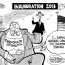 corporate sponsored inaguration cartoon